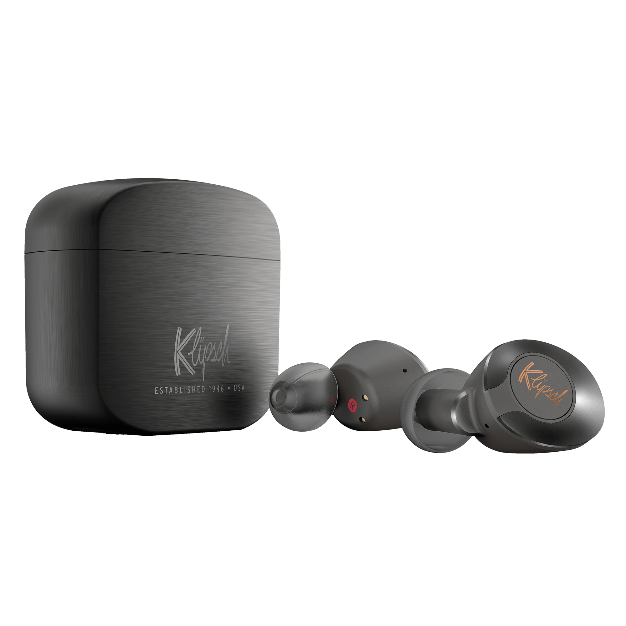 KC5 II Product Carousel 2- grey wireless headphones and case
